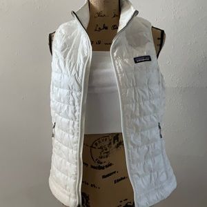 EUC Birch White Patagonia Nano Puff Vest